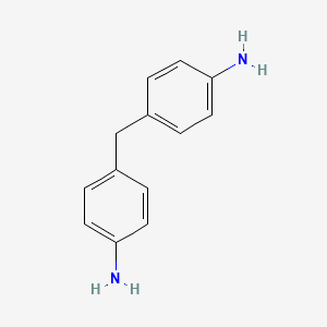 Molecular structure of 4,4'-Methylenedianiline