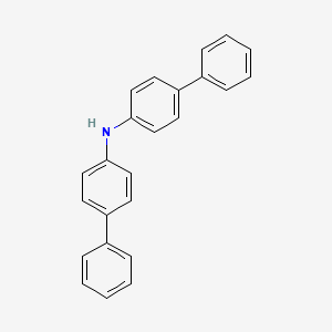 Molecular structure of Bis(4-biphenyl)amine