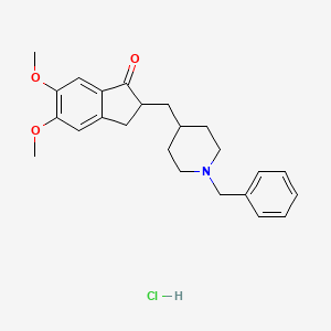 Molecular structure of DONEPEZILHYDROCHLORIDE