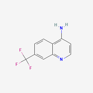 Molecular structure of 4-Amino-7-(trifluoroMethyl)quinoline