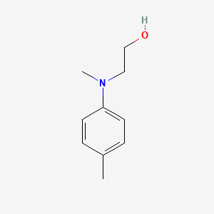 Molecular structure of N-methyl-hydroxyethyl-p-toluidine