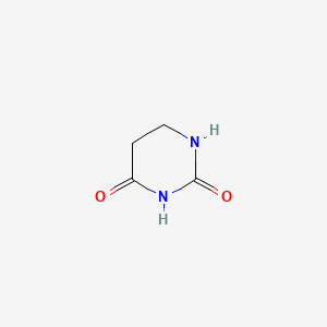Molecular structure of 5,6-Dihydrouracil