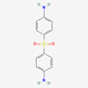 Molecular structure of 4,4'-Diaminodiphenyl sulfone (4,4'-DDS)