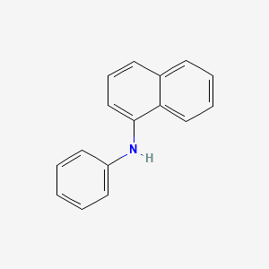 Molecular structure of N-phenyl-1-Naphthylamine