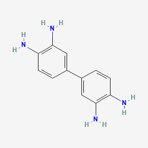 Molecular structure of 3,3'-Diaminobenzidine;DAB